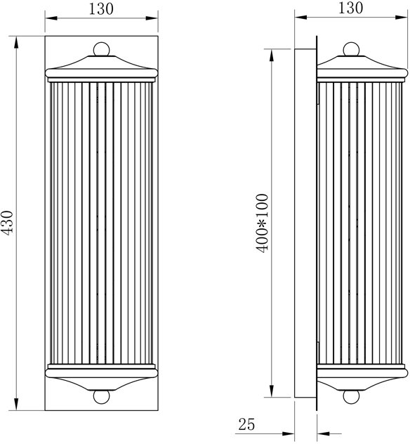 Бра Garda Decor K2KG0604W-1
