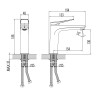 Смеситель Lemark Bronx LM3737BL для раковины