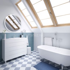 Зеркало AZARIO Перла d1000 c подсветкой и диммером, сенсор выключатель (LED-00002464)