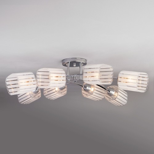 Потолочная люстра Eurosvet 30125/8 хром