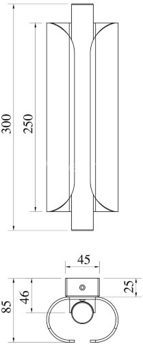 Бра Maytoni MOD309WL-L4GR4K