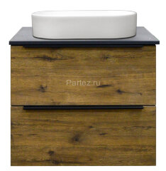 Тумба подвесная Azario Gris 90/2 900х500х560 два выдвижных ящика, без столешницы, цвет Дуб Веллингто