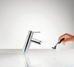 Hansgrohe 32053000 Talis Смеситель для раковины, однорычажный, 80, 1/2