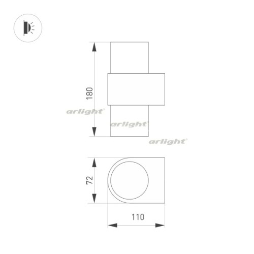Настенный светильник Arlight 033264