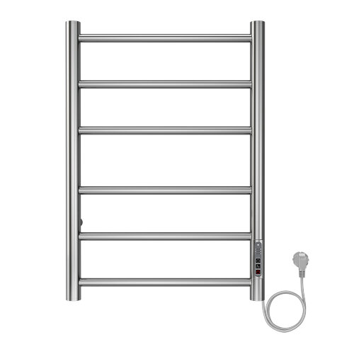 Полотенцесушитель электрический AZARIO PARMA 400/600 6 секций, диммер справа, хром (AZ10846)