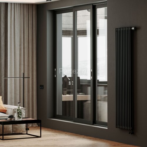 Дизайн-радиатор Royal Thermo Insignia VC2180 - 06 секц. RAL9005m