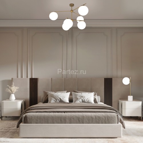 Потолочная люстра Eurosvet 60147/6 латунь