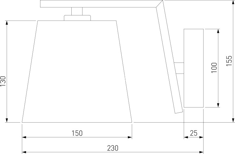 Бра Eurosvet 60149/1 латунь