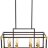 Подвесная люстра Lumina Deco LDP 1140-8 BK+MD