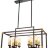 Подвесная люстра Lumina Deco LDP 1140-8 BK+MD