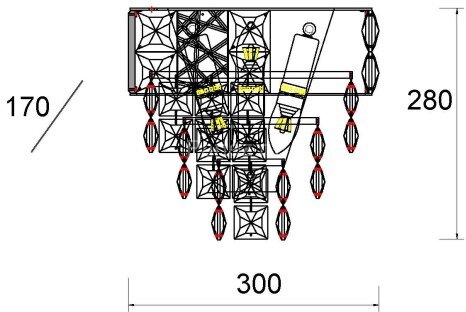 Бра Fluorite FL1059-3W