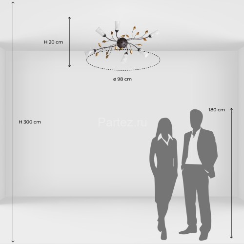Потолочная люстра MW-Light 242015206