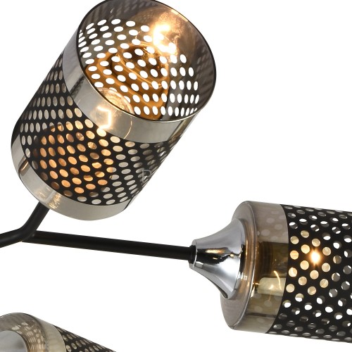 Потолочная люстра Reluce 01405-3.3-06B BK+CR