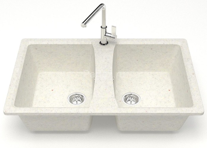 Кухонная мойка двойная AZARIO Elmas 780х500х190 , CS00079898