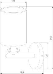 Бра Eurosvet 60146/1 латунь