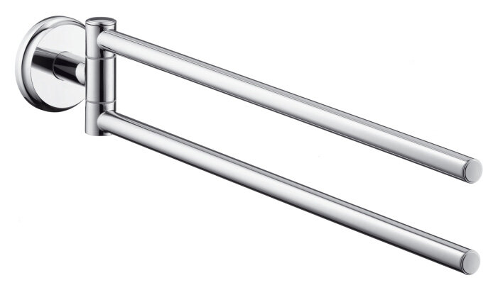 Полотенцедержатель Hansgrohe Logis Classic двухрожковый, хром (41612000)