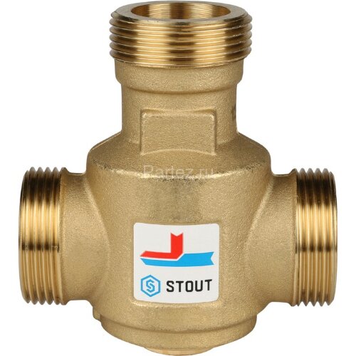 Термостатический смесительный клапан G 1"1/4 НР 60°С Stout