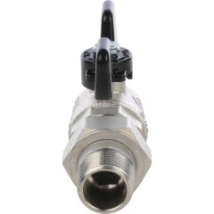 Кран шаровой полнопроходной угловой с американкой 1/2 Stout