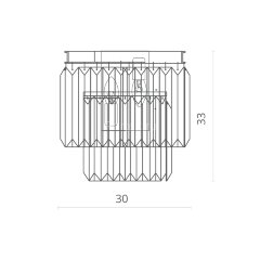 Настенный светильник Divinare 3001/02 AP-2
