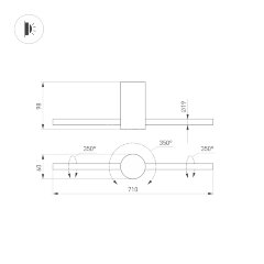 Настенный светильник Arlight 036501