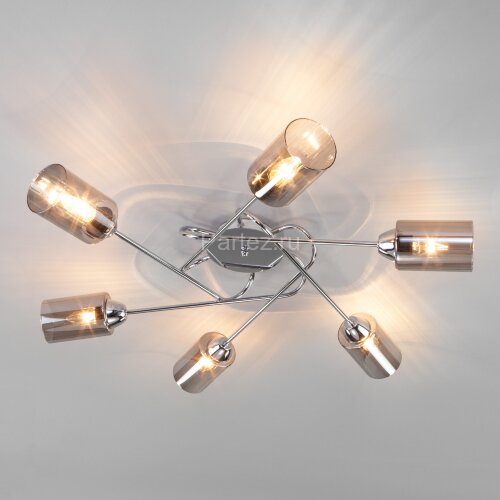 Потолочная люстра Eurosvet 30167/6 хром