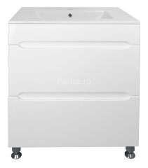 Комплект тумба Арфа 70/2Н (710х830х470) напольная с раковиной LEONE NEW без подсветки (CS00071937)