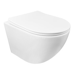 Сет 3 в 1 инсталляция Grohe Rapid SL с клавишей смыва + подвесной унитаз Azario Grado с быстросъемны