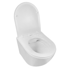 Сет 3 в 1 инсталляция Grohe Rapid SL с клавишей смыва + подвесной унитаз Azario Grado с быстросъемны