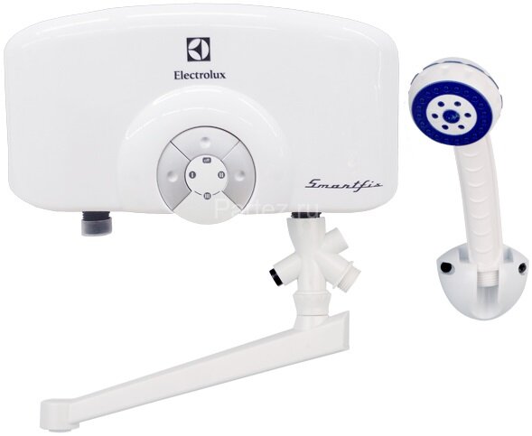 Водонагреватель электрический Electrolux SMARTFIX 2.0 TS (3.5 kW) - кран+душ