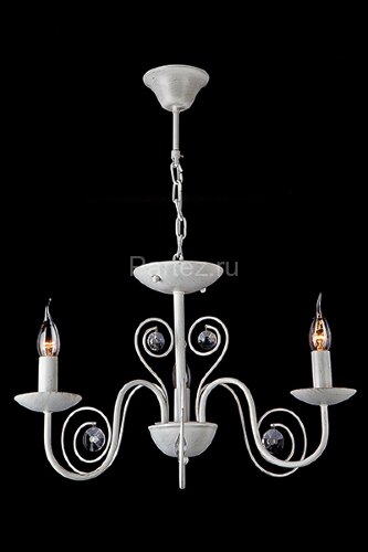 Подвесная люстра Eurosvet 60018/3 белый с золотом