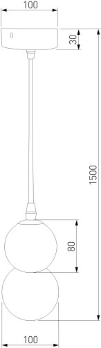 Подвесной светильник Eurosvet 50250/1 LED серый