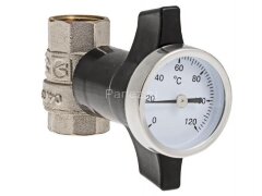 Кран шаровой c термометром 3/4&quot; VALTEC