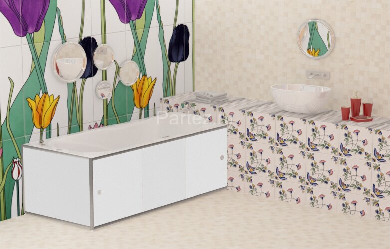 Экран для ванны Метакам ПРЕМИУМ А 1,68 Серебристый Лед (ЭПS_004504)