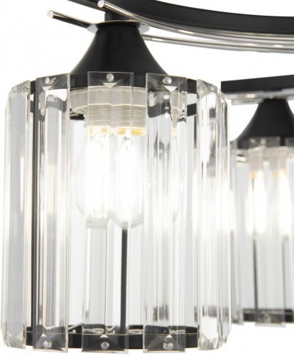 Потолочная люстра Arte Milano 327103/5 BK+CR