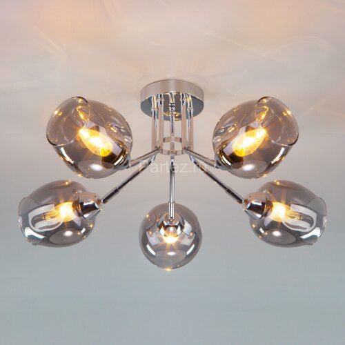 Потолочная люстра Eurosvet 30164/5 хром