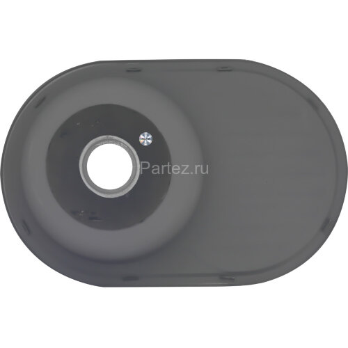 Мойка 7750 U N 0,6/160 матовая врез овальная с сифоном (122a NМ*12)