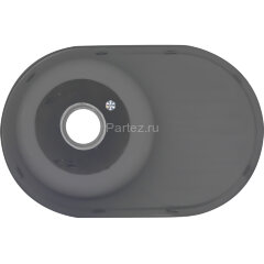 Мойка 7750 U N 0,6/160 матовая врез овальная с сифоном (122a NМ*12)