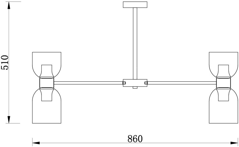 Потолочная люстра Freya FR5203PL-16BS