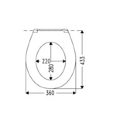 Крышка-сиденье для унитаза Haro Делфи крепление - микролифт с эксцентриком, белое (534202)