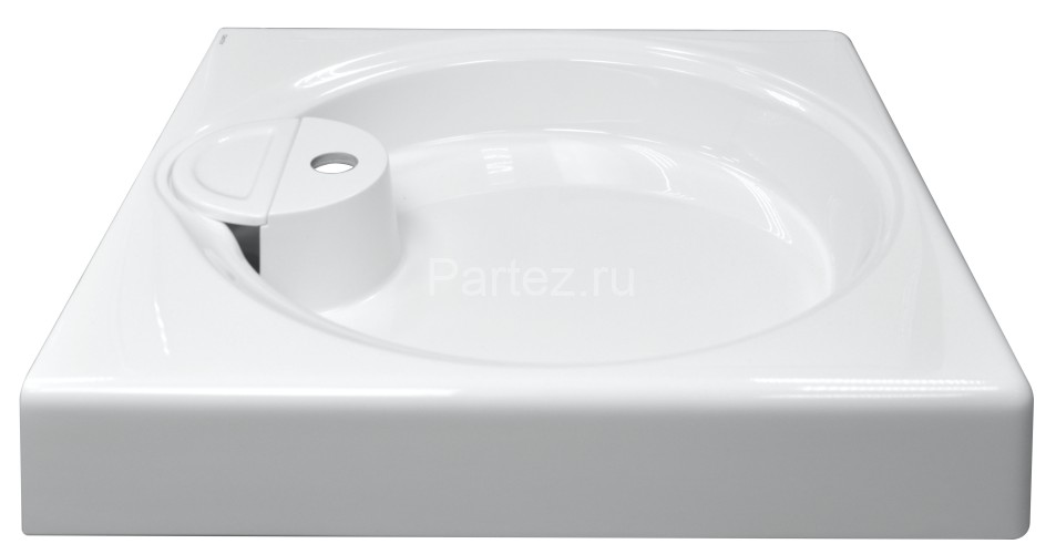 Раковина подвесная Azario Lindi 597х595х90 литьевой мрамор, белый (CS00078504)