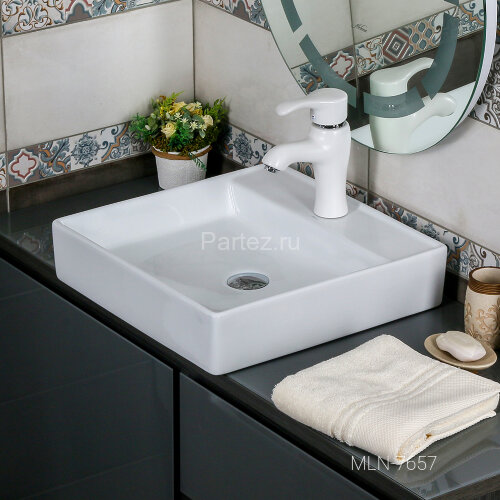 Накладная раковина melana mln-7657