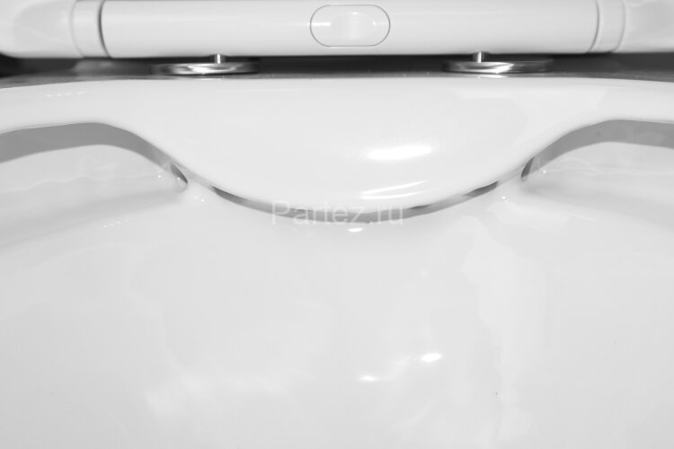 Унитаз-компакт Azario ANTEO ROUND 385х630х820 напольный, безободковый, быстросъемное сиденье микроли