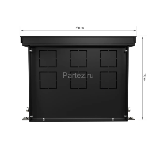 Конвектор внутрипольный Royal Thermo ATRIUM-190/250/1800-DG-U-BL