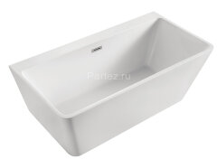 Ванна акриловая Azario OXFORD 1700х830х650, пристенная, в комплекте с сифоном и металлической рамой 