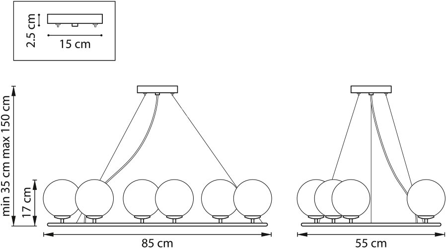 Подвесная люстра Lightstar 815360