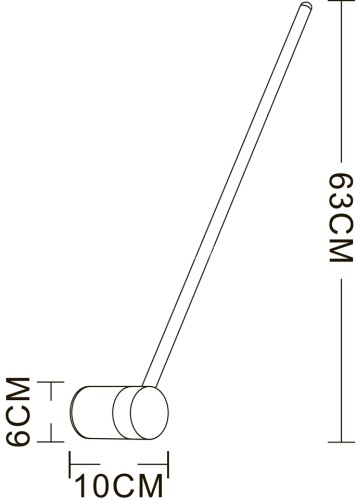 Бра Arte Lamp A2027AP-1CC
