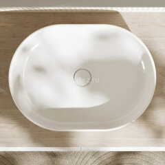 Раковина - чаша Hansgrohe Xuniva U 550x400x130 накладная, белый (60166450)