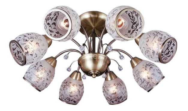 Потолочная люстра Eurosvet 30026/8 античная бронза