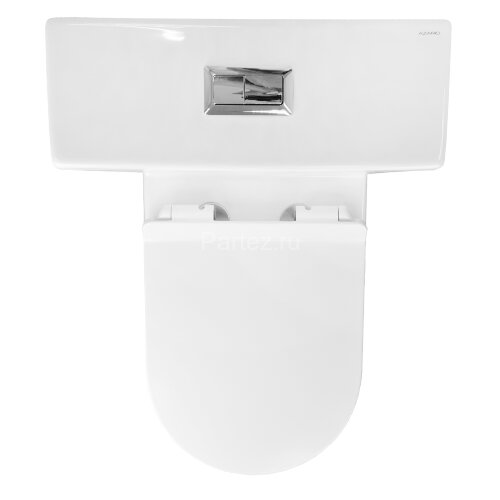 Унитаз-компакт Azario CORSA 630x380x830 напольный, безободковый с бачком и сиденьем микролифт (AZ-20