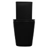 Унитаз-компакт Azario Black King 370х640х810 безободковый, с быстросъемным сиденьем микролифт, черны